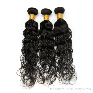 Cheap Factory Price 100 Percent Authentic Human Hair Bundles For Black Women Indian water wave weave